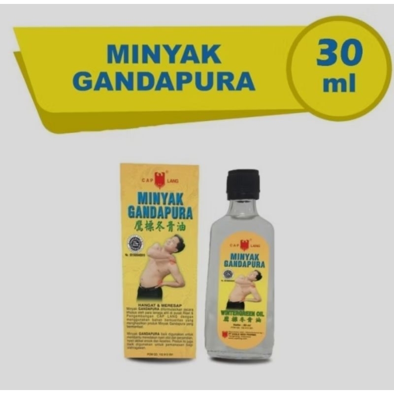 Minyak Gandapura Cap Lang 30 ML / Minyak Urut Gandapura