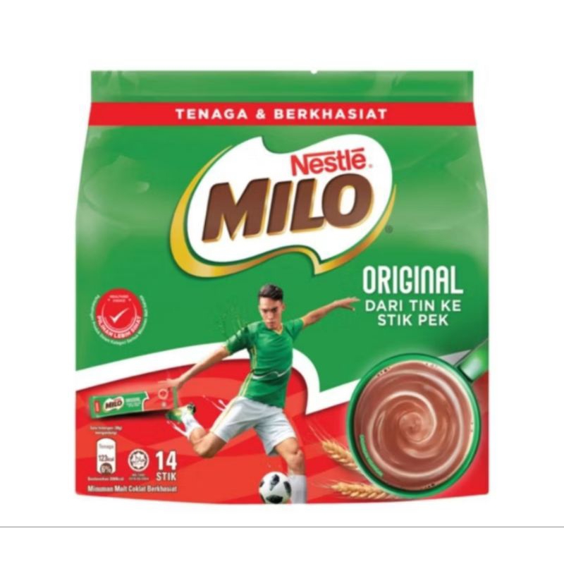 

Milo Active Go- Nestle Milo ORIGINAL Stickpack Malaysia 14 sachet@30gr/sachet