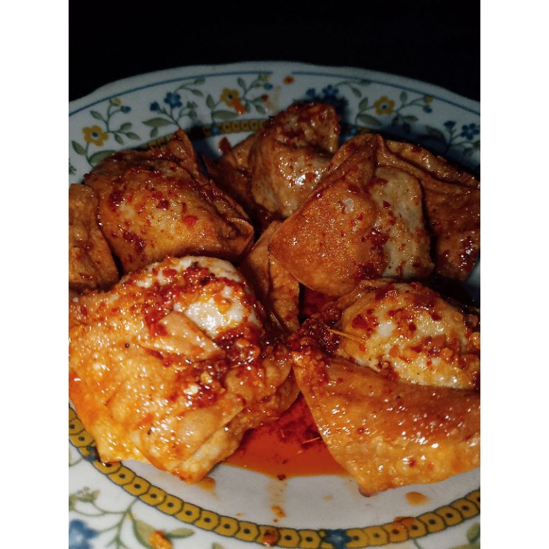 

Pangsit ayam Chili oil by dapur melza, Goreng/rebus