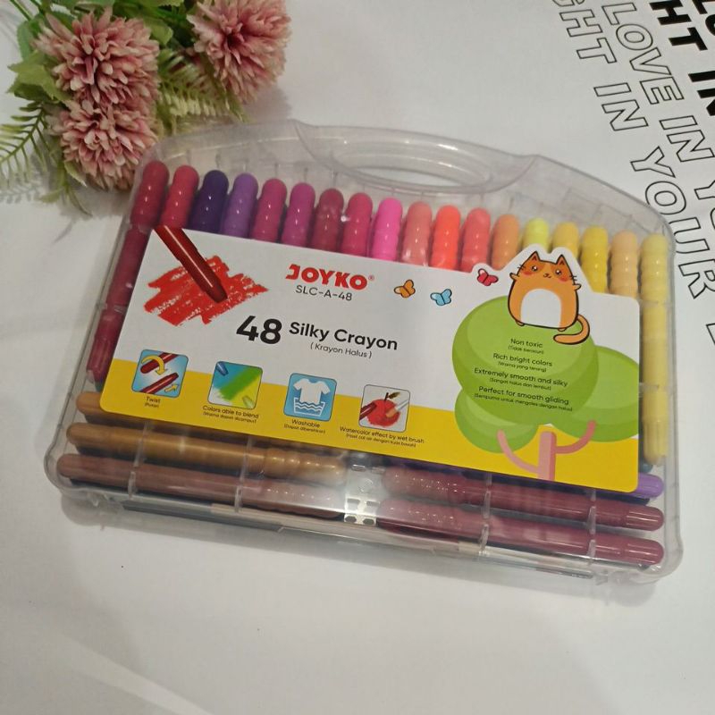 

Silky Crayon 48Warna Joyko
