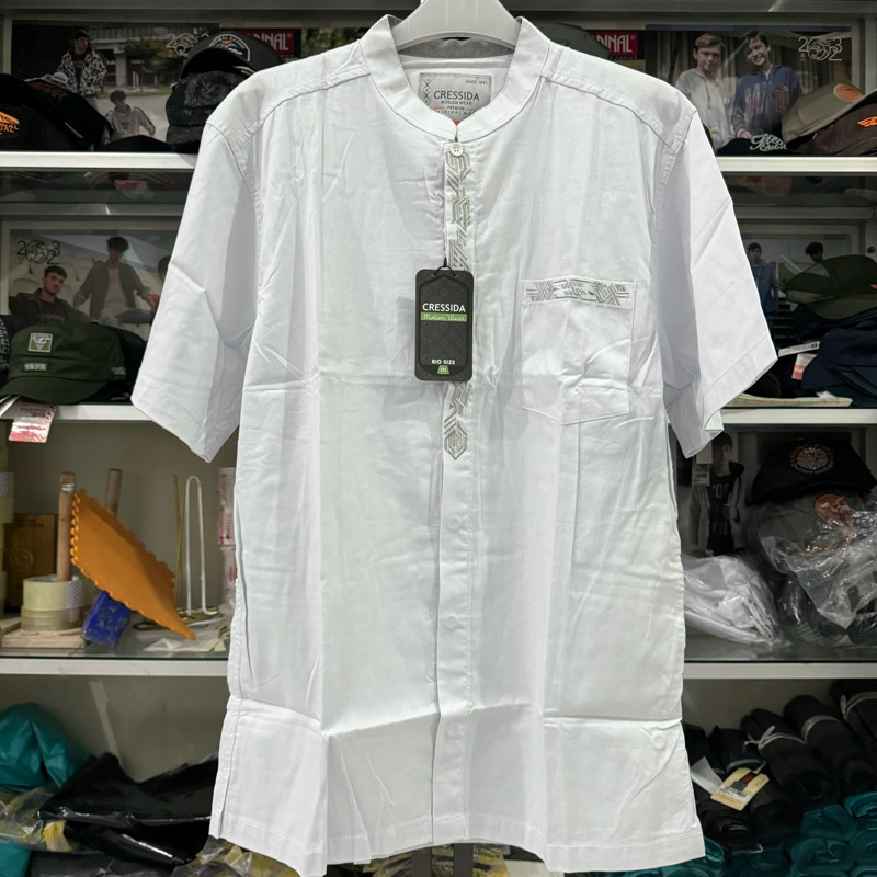 Baju Koko Cressida Bigsize Jumbo Lengan Pendek Original