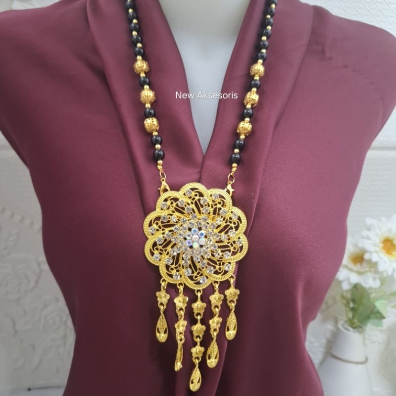 Kalung Bros Kebaya Kutubaru Jurai Mewah Aksesoris Fashion Hijab