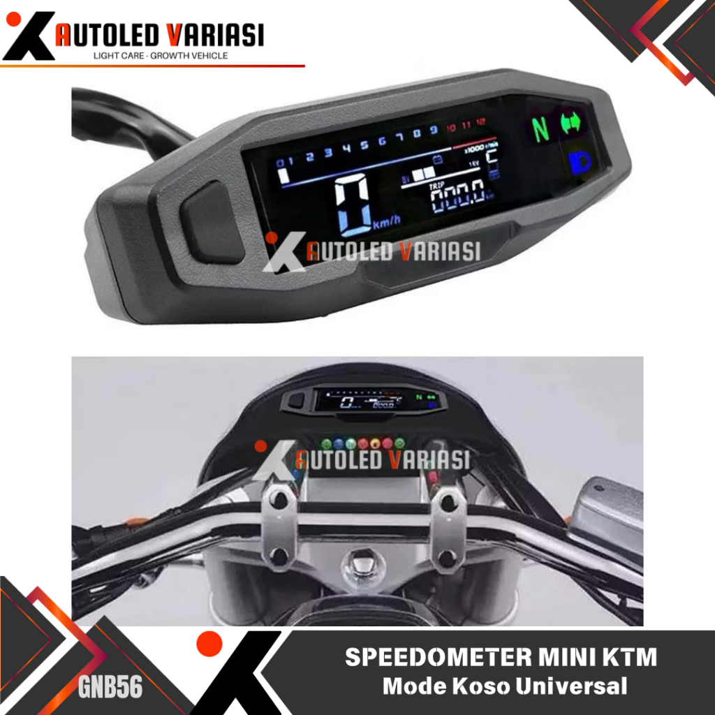 Speedometer Digital Mini KTM Mode Koso Universal KTM SX l Spidometer KTM Spido Mini Ktm