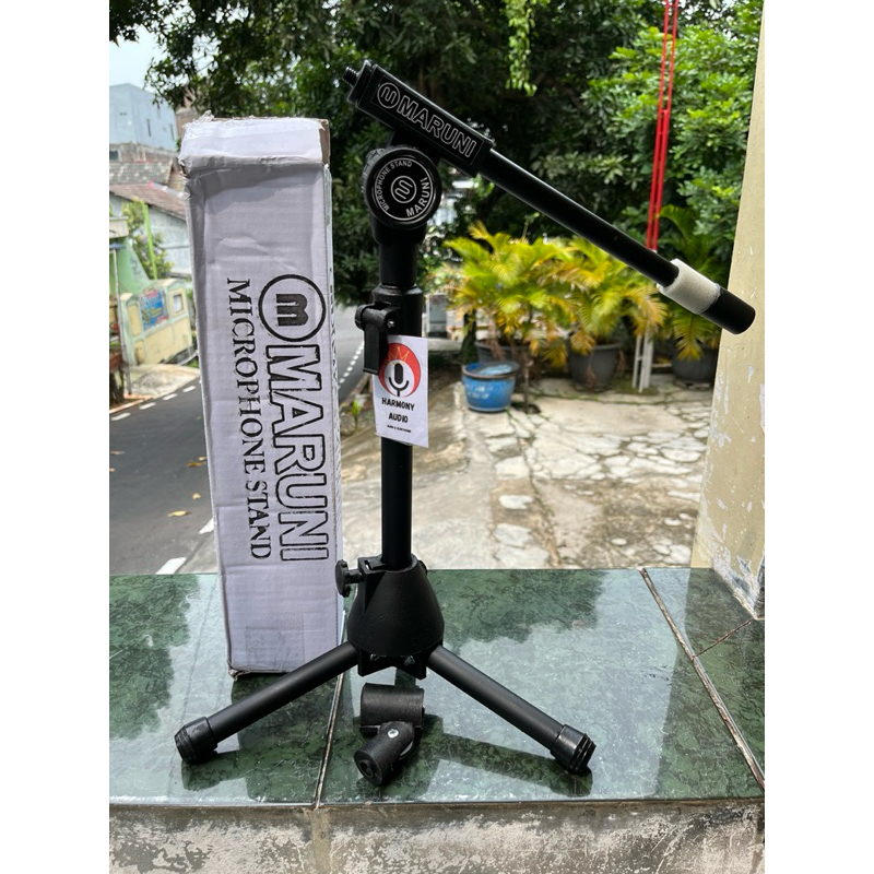 Stand Cagak Mic Pendek Maruni SM-105 SM105 Stand Microphone Stand Mic Berdiri Lantai Original Maruni