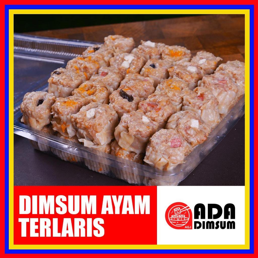 

DIMSUM AYAM ORIGINAL Kemasan Mika Plus Saos Sambal | ISI 50 Pcs | ADA DIMSUM | DIMSUM FROZEN FOOD