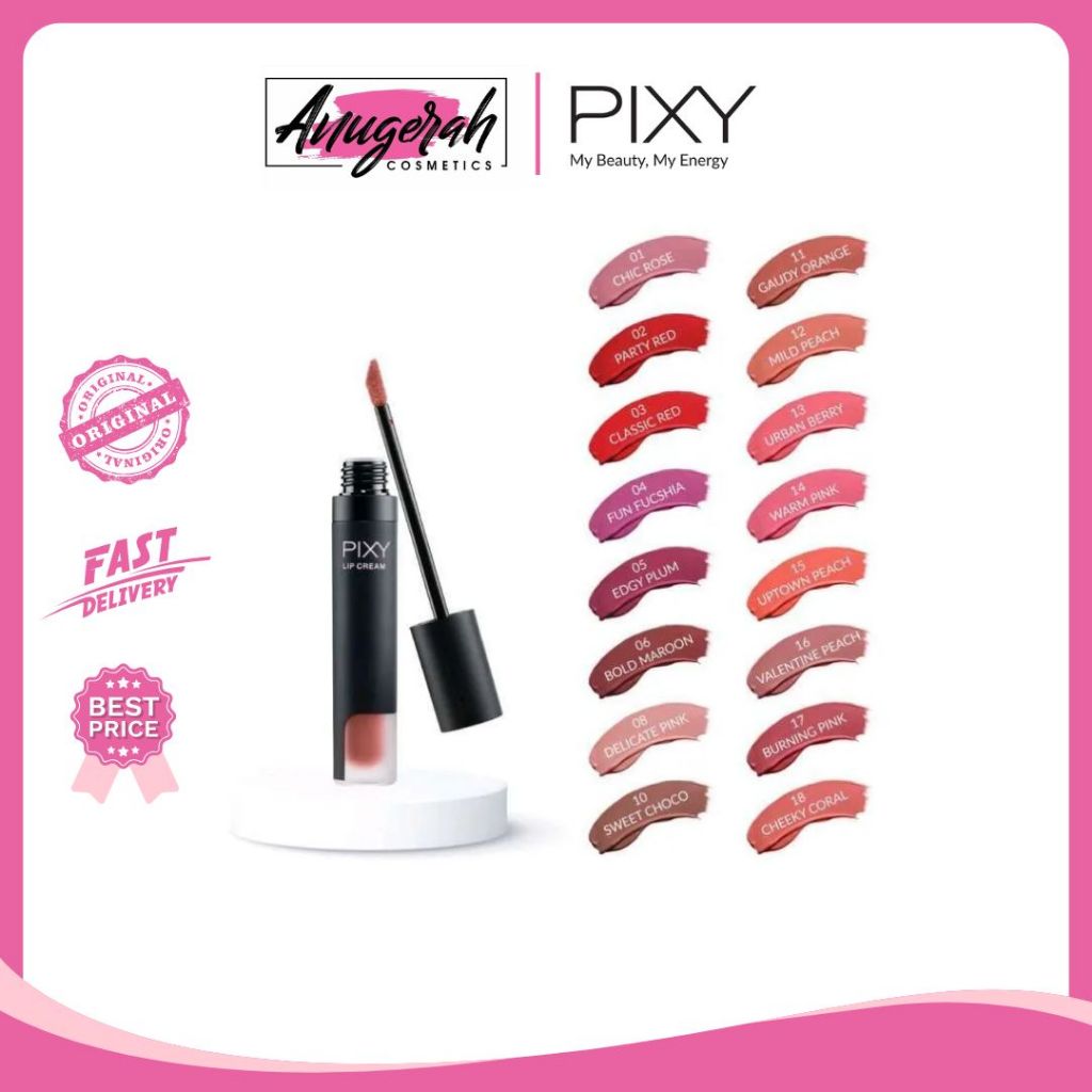 Pixy Lip Cream Matte - Lip Cream Long Lasting & Waterproof