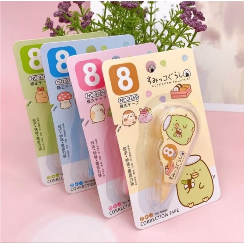 

Correction Tape Students Stationary School Supplies 8M Multiple Color Tipe-x Karakter Lucu