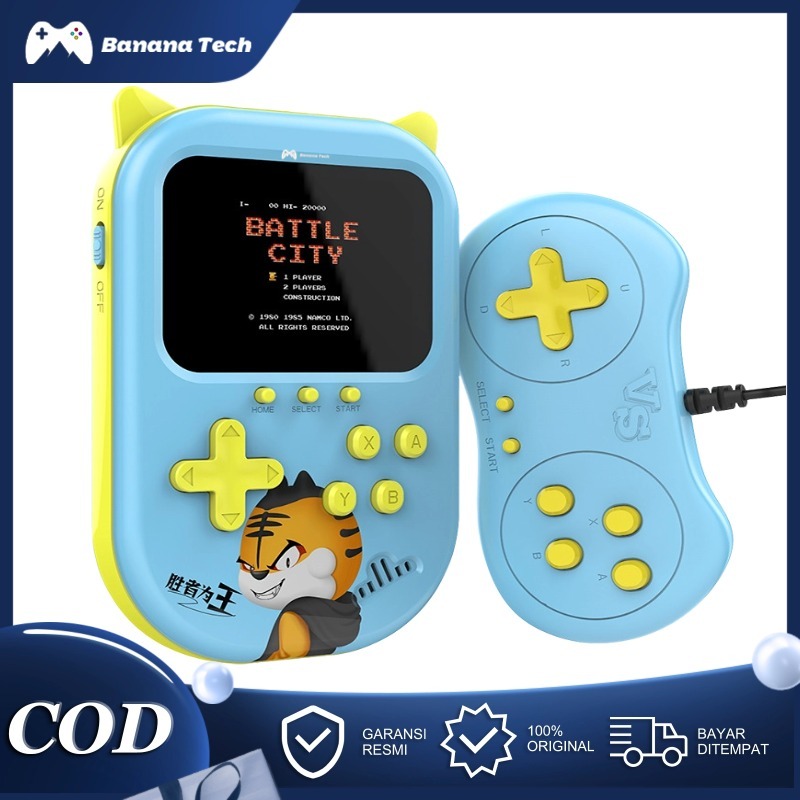 Banana Tech Gameboy Retro 5000 mAh Powerbank 500 in 1 Mini Portable SUPREME A11 Series Console Game
