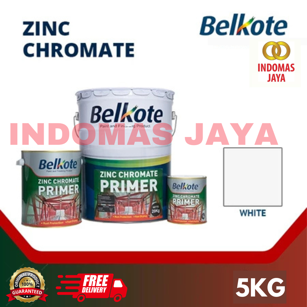 Meni Belkote Zinc Chromate Primer White 5kg