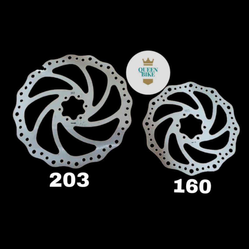 Disc Brake Rotor Cakram Sepeda + Baut 160 / 203 (1 Pasang)