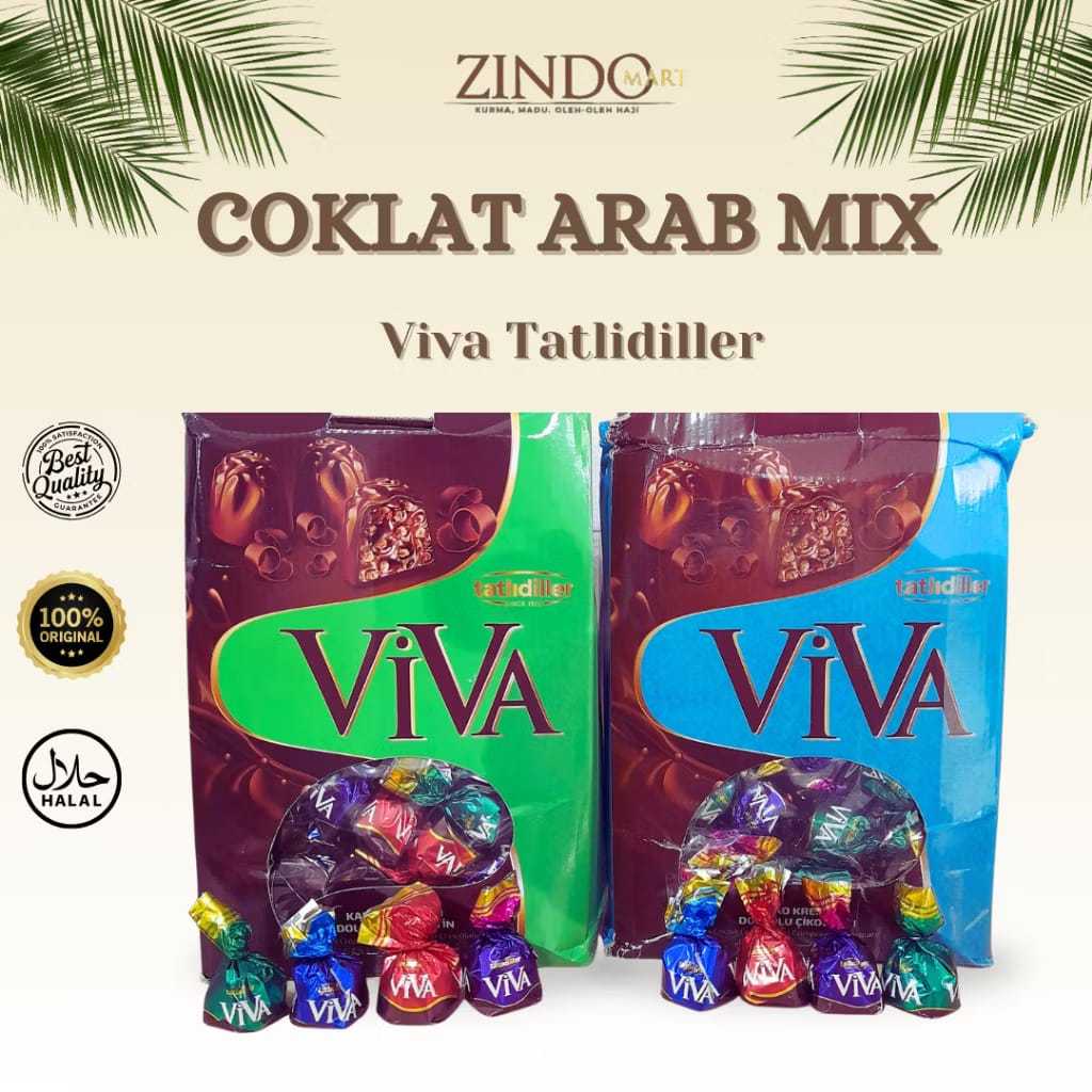 

COKLAT ARAB MIX VIVA TATLIDILLER 2KG / COKLAT TURKI TRUFFLE OLEH OLEH HAJI DAN UMROH