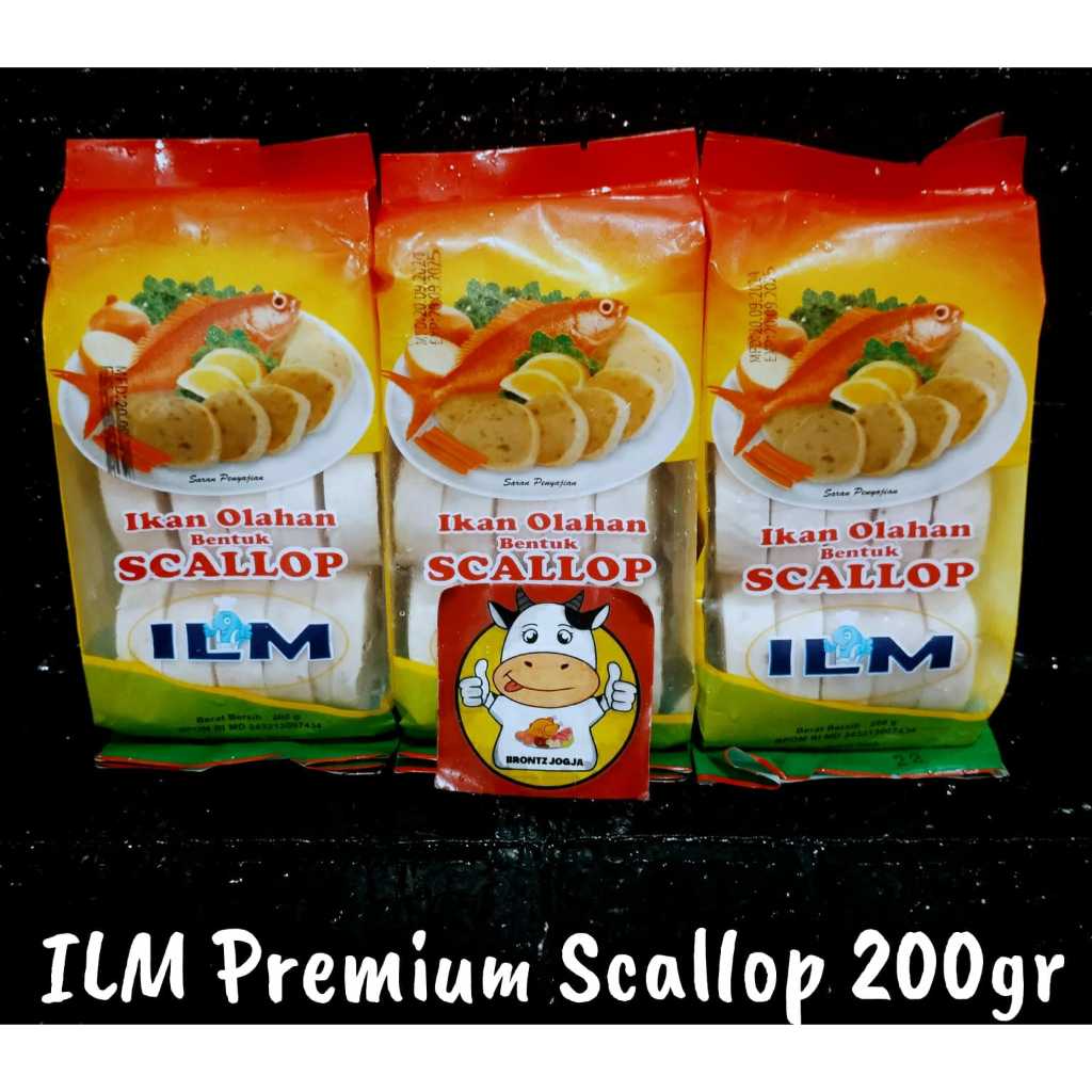 

ILM PREMIUM SCALLOP 200GR/500GR-FROZEN FOOD-BRONTZ JOGJA