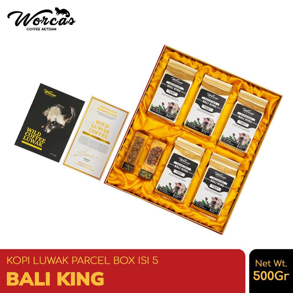 

WORCAS Kopi Luwak Liar Paket Isi 5 Bali King - Parcel Box
