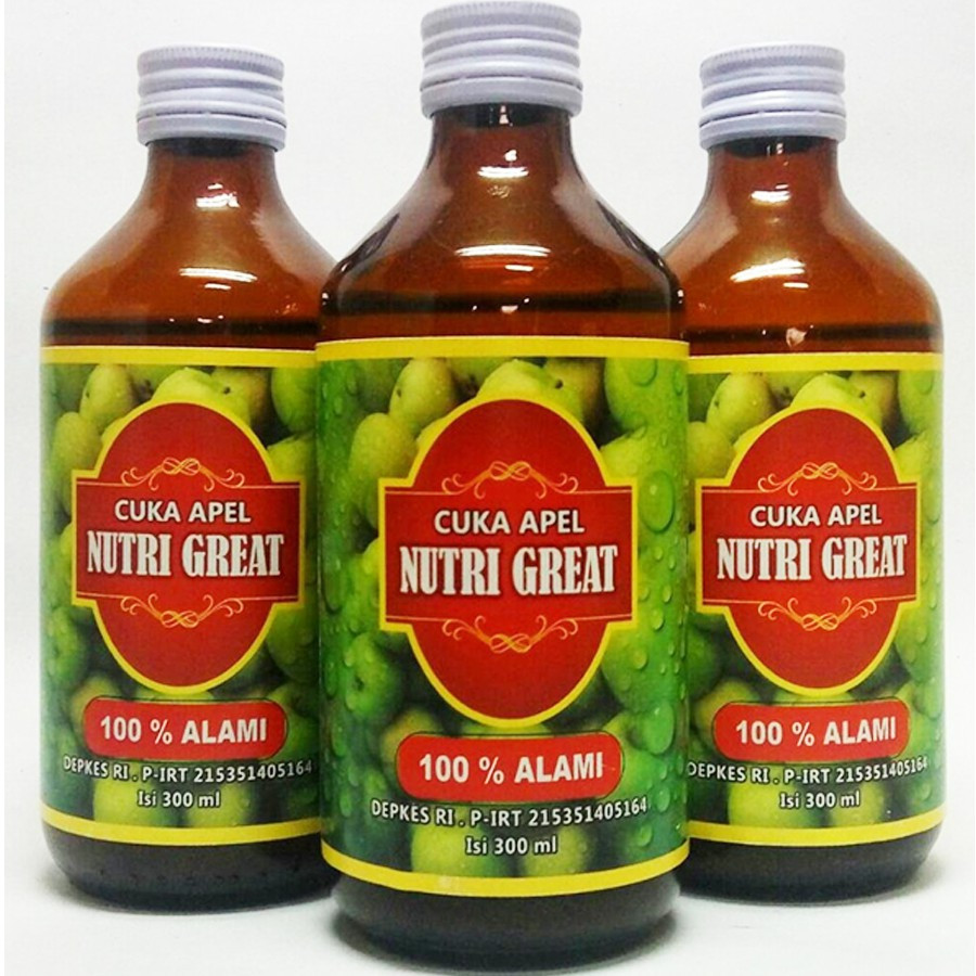 

Cuka Apel NUTRI GREAT Original 300 Ml
