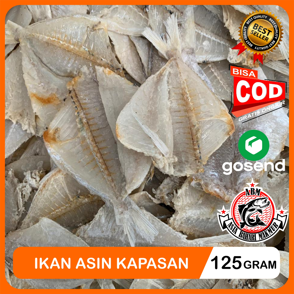 

JKL Kapasan Ikan asin Kapasan Tulang Super Premium 125gr