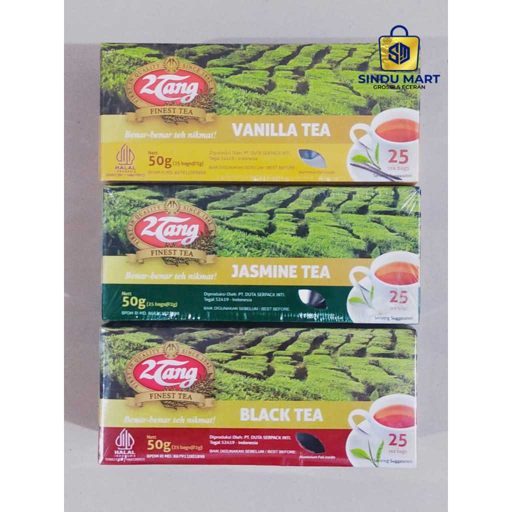 

2 Tang Teh celup isi 25 Netto 50gram all varian | Murah shopee sindumart