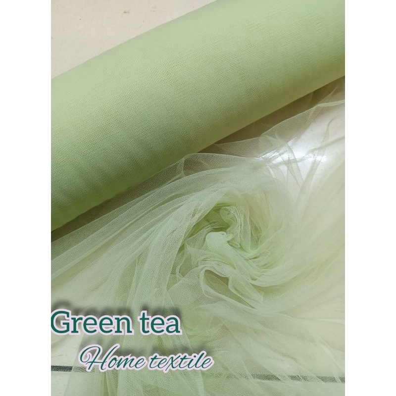 Kain Tile polos kain Soft Tulle - halus lembut - Tile polos premium