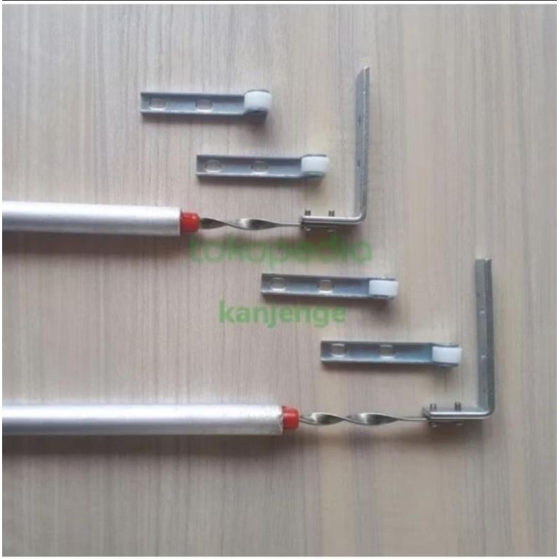 Rel Jendela Vertikal Sliding 40-90 Cm Aluminium Tbk