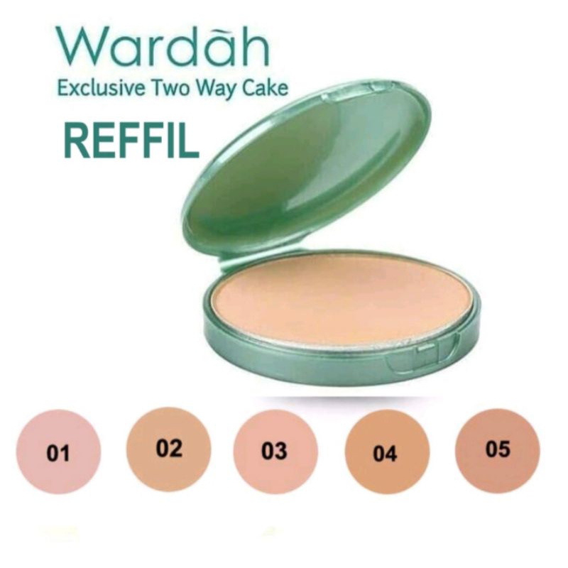WARDAH EXCLUSIVE two way cake Refill / Wardah Exclusive two way cake