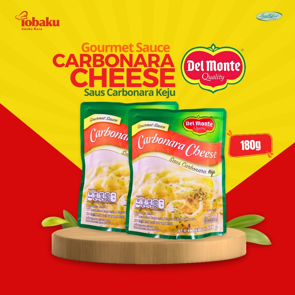 

Del Monte Gourmet Sauce Carbonara Cheese 180g _