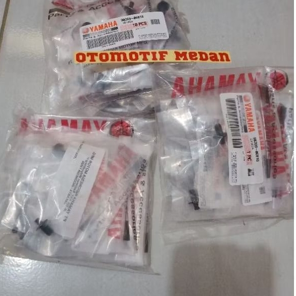 RIVET BAUT BOLT CENGKEH / BAUT BODY BAUT BOLD RIVET MOTOR KERETA YAMAHA NEW NMAX 90269-06816 ORIGINA