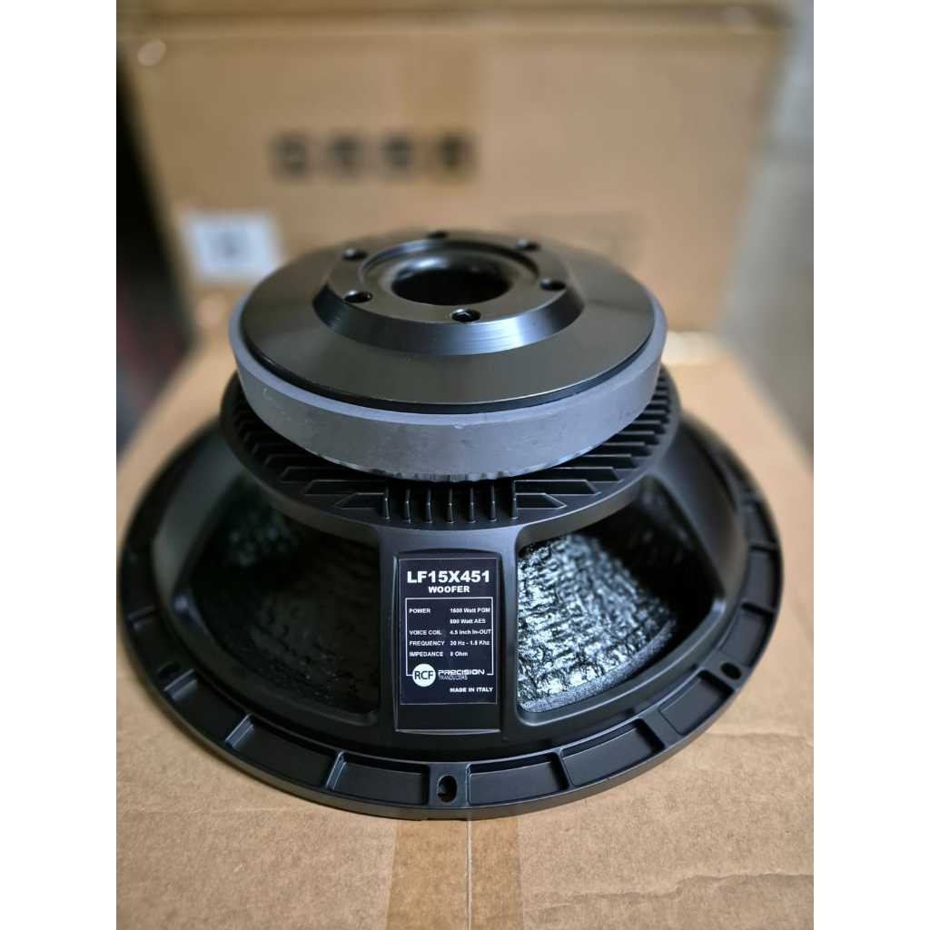 Speaker Komponen RCF LF15X451 15in Woofer 1600 Watt LF 15X451 LF-15X451 15" 15Inch 15 Inchi 1600Watt