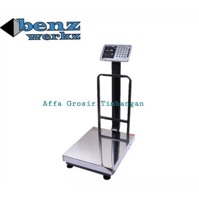 Timbangan Duduk Elektrik 100kg Timbangan Barang Digital Plat Stainless Benz 100 kg