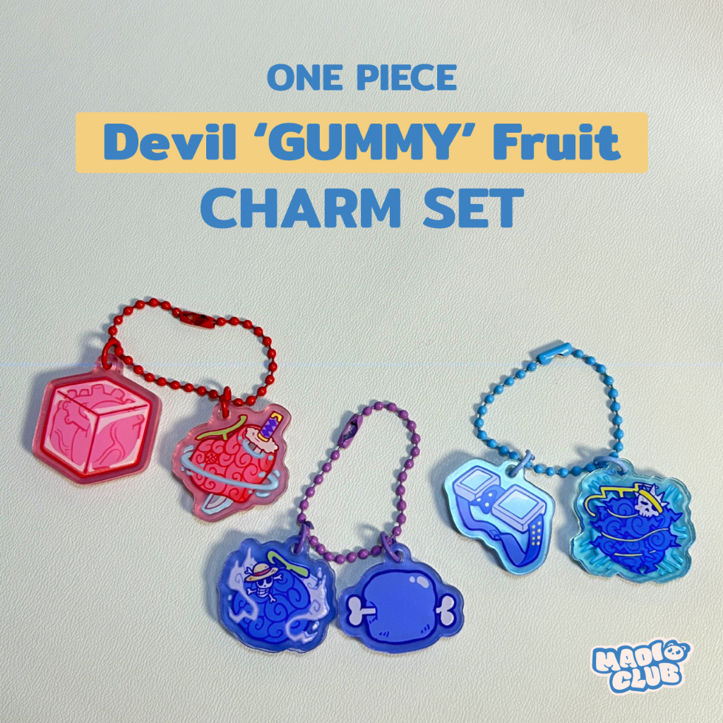One Piece - Devil 'GUMMY' Fruit Charms (MadiClub)