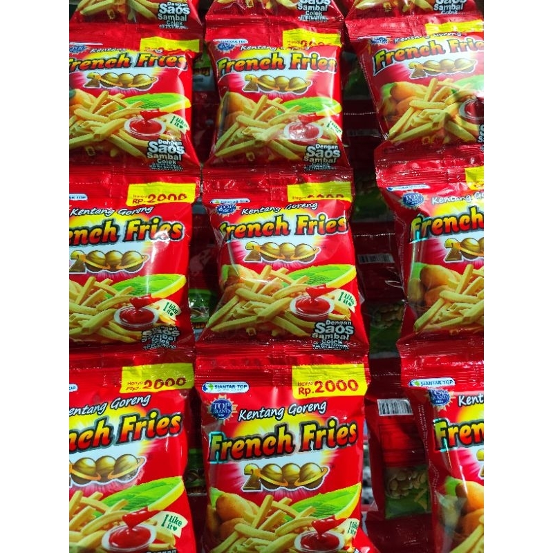 

Chiki French Fries 2000 (1 Renteng isi 10 pcs)