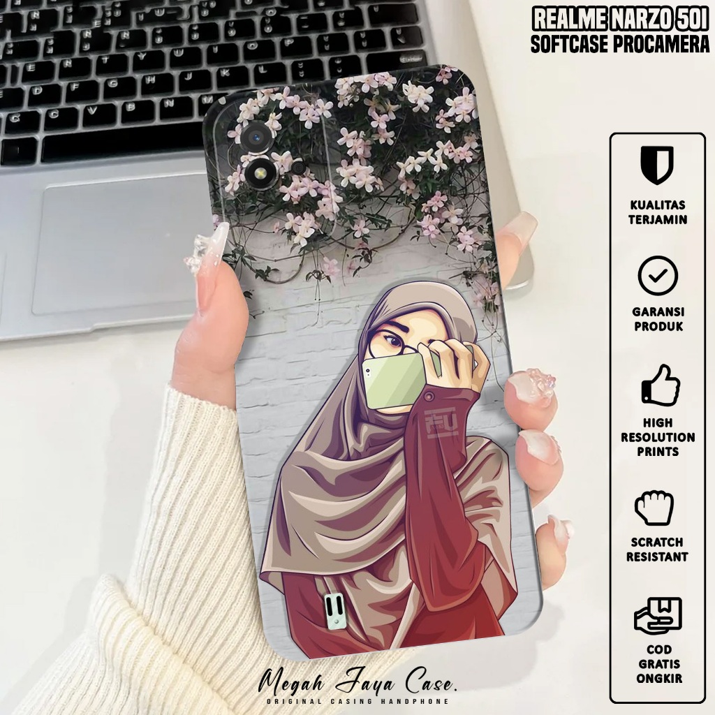 Softcase Hp Realme Narzo 50i - Case Realme Narzo 50i Motif HJB - Silikon Hp Realme Narzo 50i - Kondo