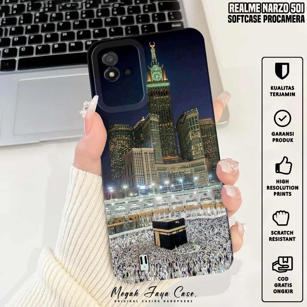 Softcase Hp Realme Narzo 50i - Case Realme Narzo 50i Motif ISLMC - Silikon Hp Realme Narzo 50i - Kon