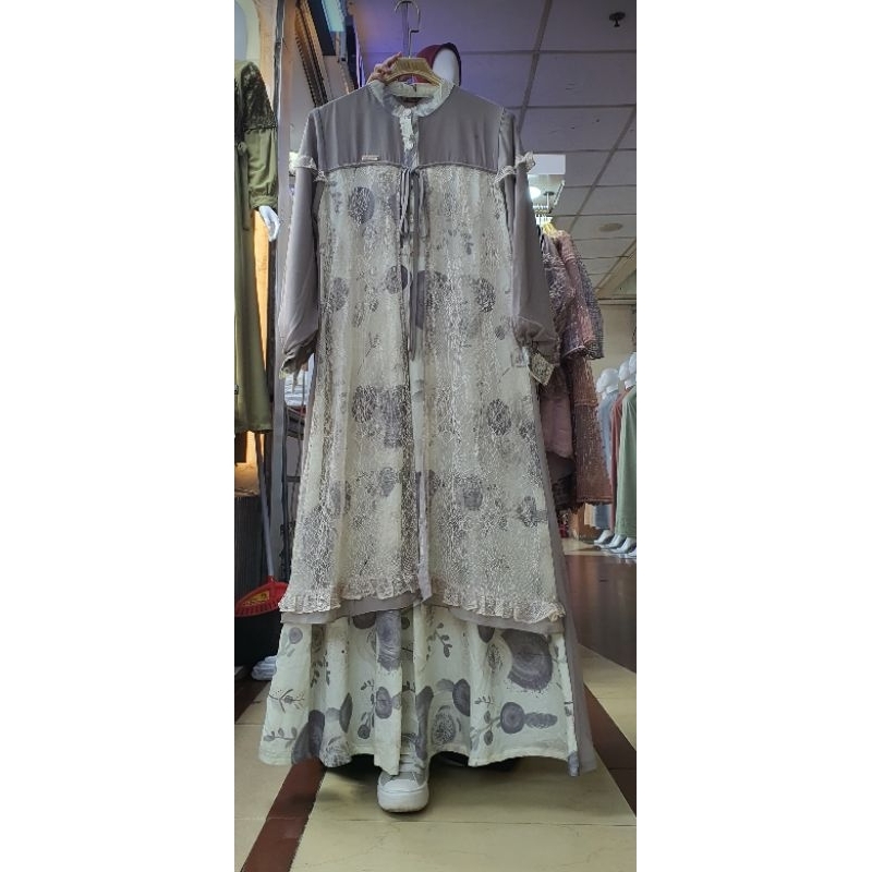 gamis barkat luhana naurah sisa pink 1 pcs