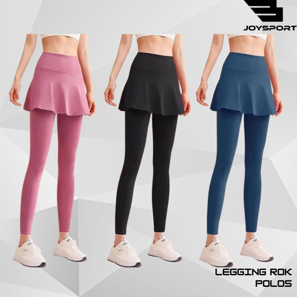 ROK LEGING HIGH WAIST IMPORT WANITA KEKINIAN ROK CELANA WARNA HITAM  NEVY UNGU PINK DUSTY