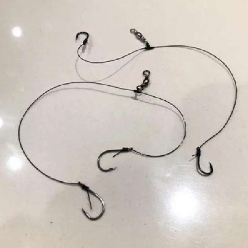 rangkaian mata kail 2 cabang