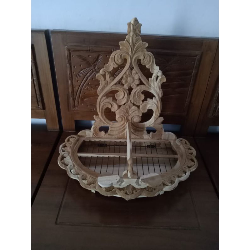 sangkar layang dinding ukir jati