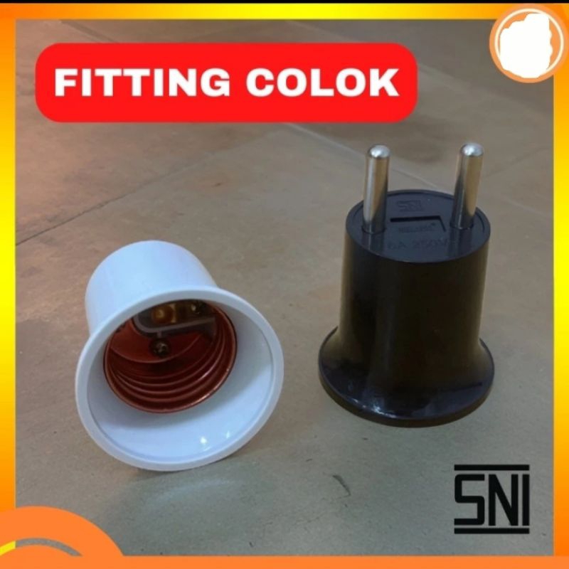 Fitting Colok Lampu E27 Murah Berkualitas- Tofuda