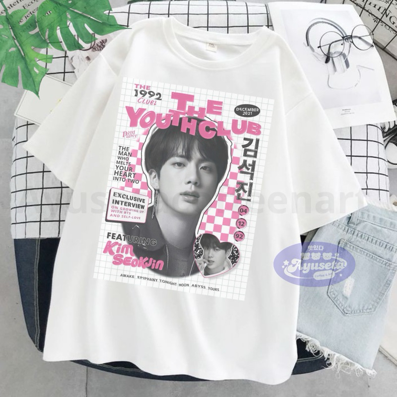 kaos babe jin bts kaos oversize kim soek jin baju bts kaos korea jin bts kaos happy birthday kim jin