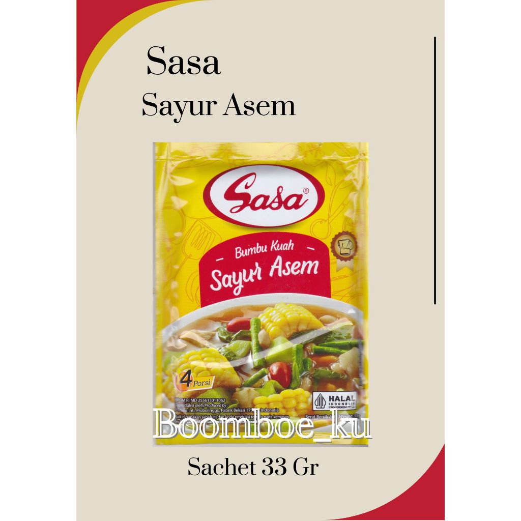 

Sasa Bumbu kuah Sayur Asem 33Gr