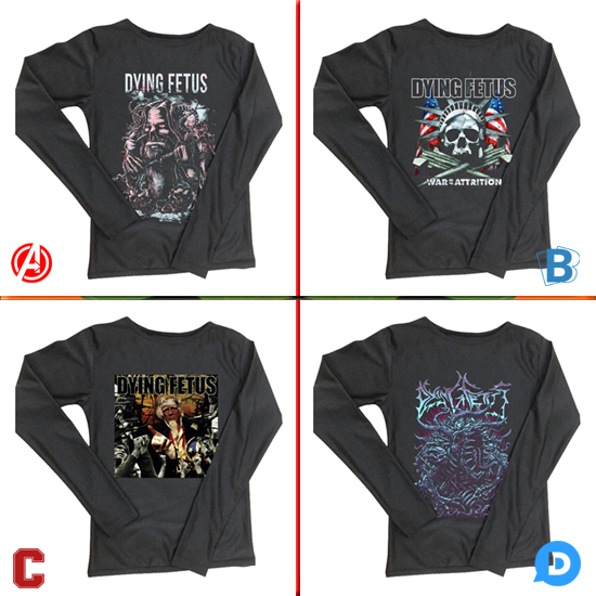 New Longsleeve Tshirt Dying Fetus Tshirt 100% Cotton Black | Size S M L XL XXL 3XL 4XL | Kaos Tangan