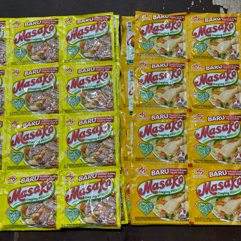 

Masako Ayam/Sapi 6 RENTENG @72 Sachet