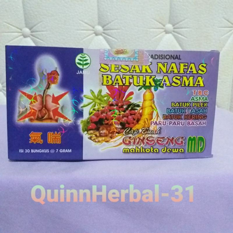 Serbuk Sesak nafas MAHKOTA DEWA Original