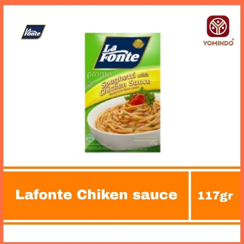 

LAFONTE SPAGHETTI CHICKEN SAUCE 117gr