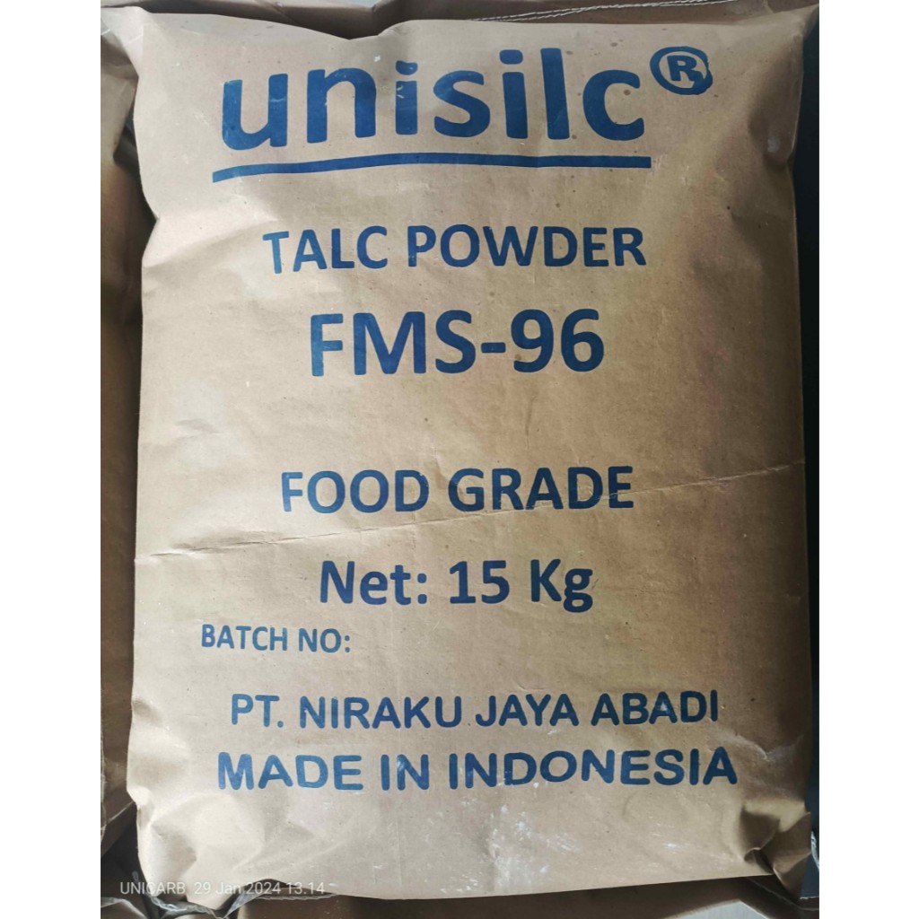 

Jual Talc Food Grade UNISILC FMS-96