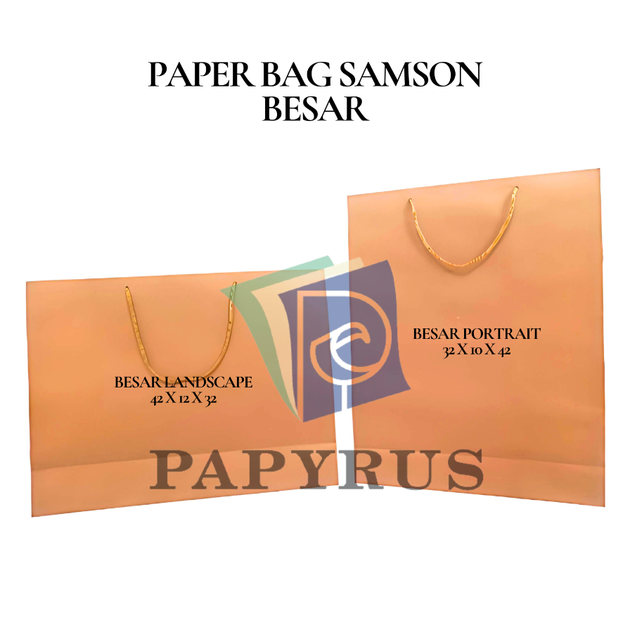 

PAPER BAG POLOS / HAMPERS BAG / GOODIE BAG / SOUVENIR BAG / TAS KADO POLOS / GIFT BAG / PAPER BAG SAMSON / CRAFT / KRAFT / VINTAGE BESAR PORTRAIT / LANDSCAPE