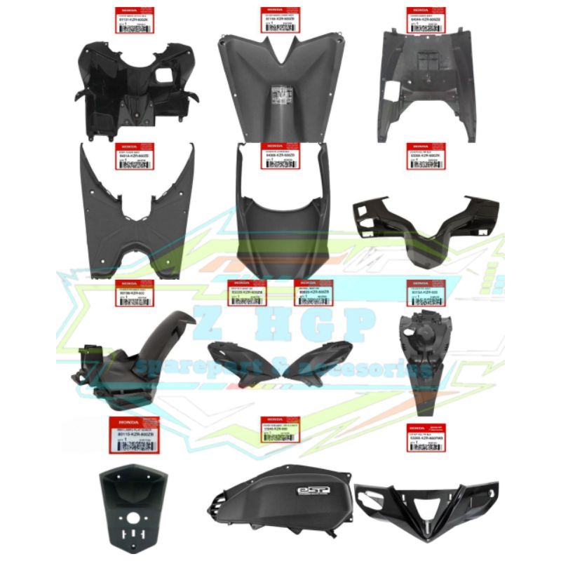 Cover full body bodi kasar Vario techno 125 fi lama 2012 2013 2014 original