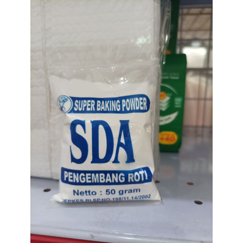 

SDA Baking Powder Super Double Acting Pengembang Kue 50 Gram