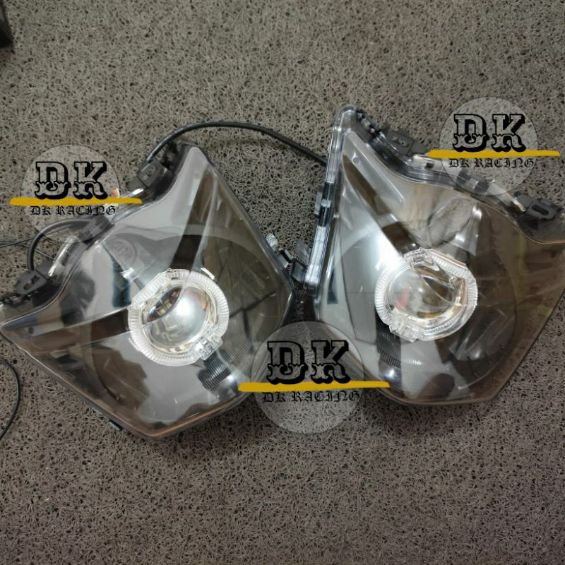 REFLEKTOR LAMPU DEPAN BEAT KARBU SET LAMPU BILED BATOK LAMPU DEPAN BEAT KARBU OLD BILED BER