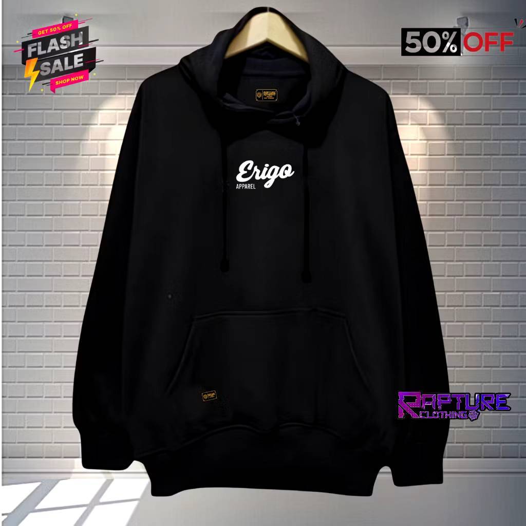 Jaket Hoodie Pria Aesthetic Cod Premium Brand Distro Lokal Bandung Hodie Sweater Cowok Unisex Oversi