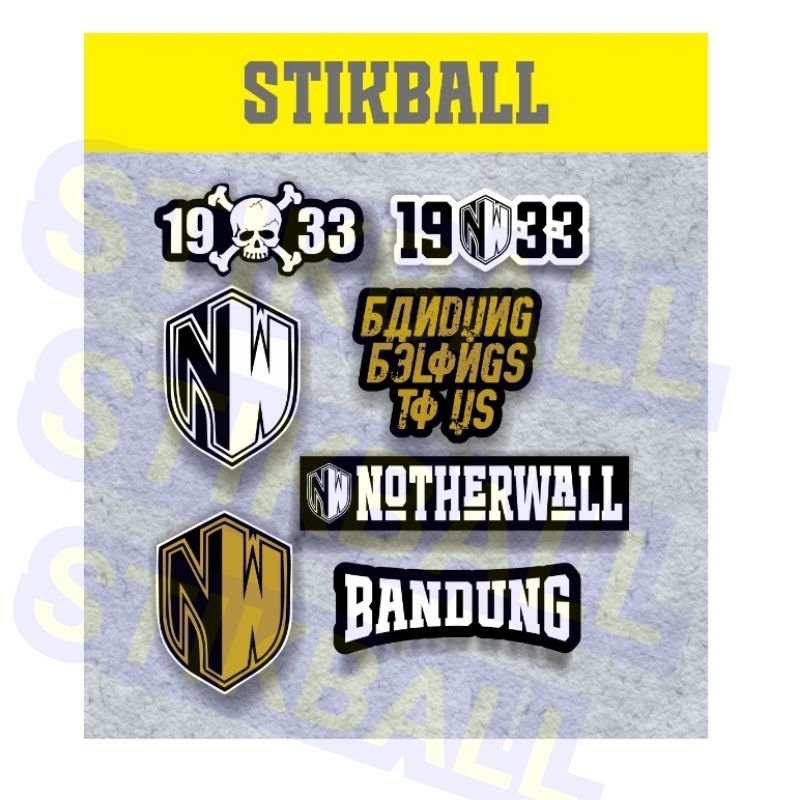 

STIKER PERSIB BANDUNG NOTHERWALL sticker viking bandung hooligan 1933