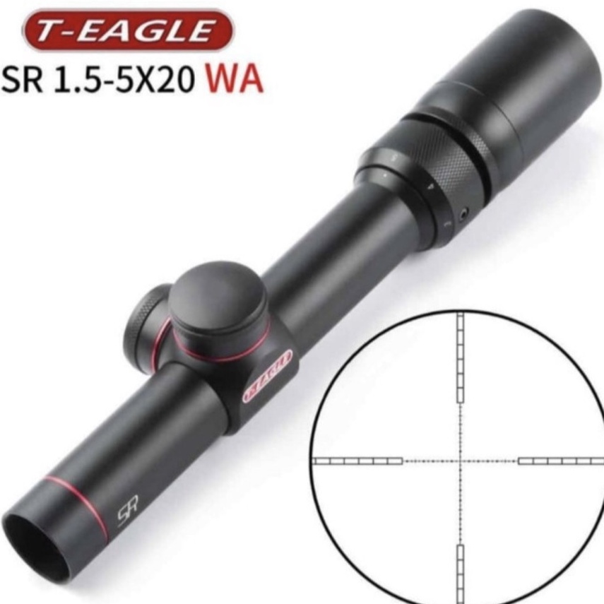 Terbaik TELESKOP TEAGLE 155x2 buntung terbaru